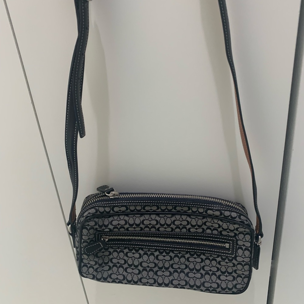 Coach Mini Signature Camera Crossbody Bag Gem